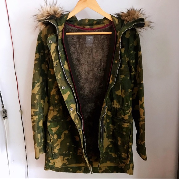 gap camo jacket womens